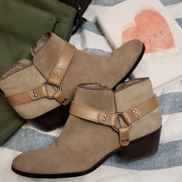 Sam Edelman Tan Ankle Boots 7 - Picture 6 of 6